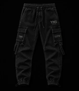 Black Cargo Jogger