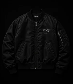 Black Bomber Jacket